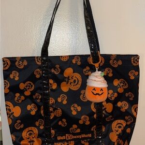 Vintage Disney Pumpkin Mickey Tote🎃